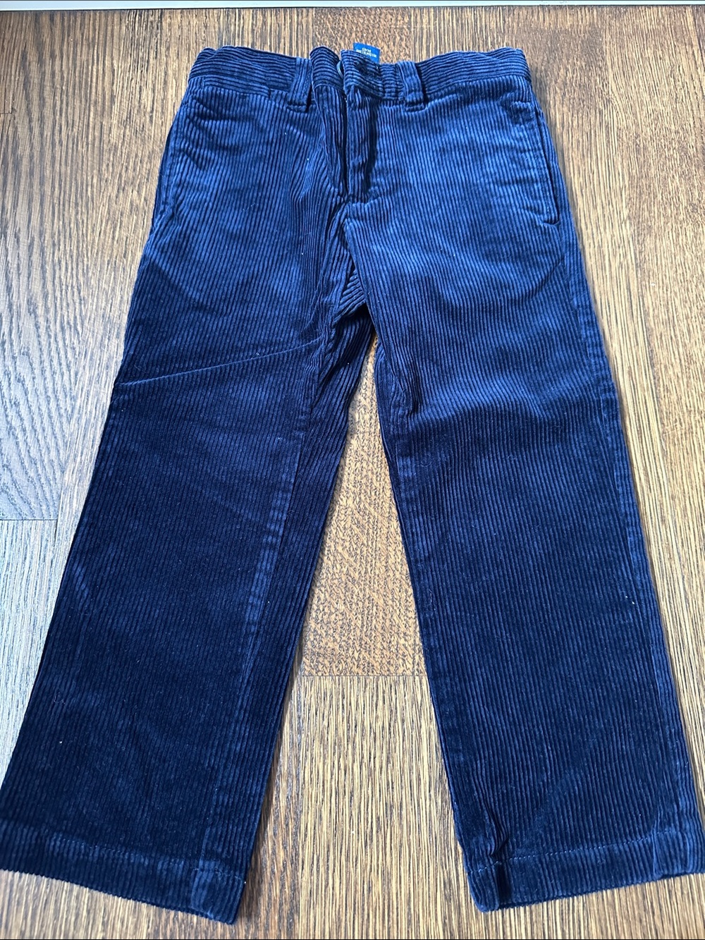 Polo by Ralph Lauren Boys Navy Velvet Corduroy Pants
